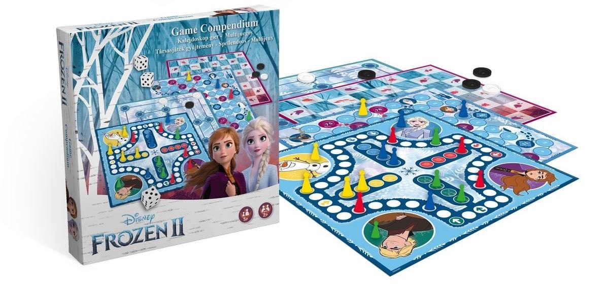 Congelado II | Juego de cartas con figuras de Elsa y Olaf | Cartamundi